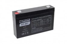 Аккумулятор герметичный 6В 7Aч HEMEN ENERGY DT607 (OT7-6)(151x35x94mm)(электромашинки)