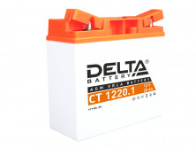 Аккумулятор 12В20Ач DELTA CT1220.1 (YT19BL-BS) (кислотн, герметичный) (обр. полярн) (181*77*167мм)