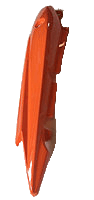 Облицовка боковая задняя левая оранжевая КТ50 SIGMA SPORT (WM)