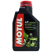 Масло 4T MOTUL 5100 4T 15W-50 (1литр) (104080) (4Т мотоциклы, Technosynthese)