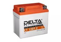 Аккумулятор 12В 7Ач DELTA CT1207.2 (YTZ7S) (кислотный, герметичный) (обрат полярн) (113*69*108мм)