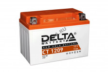 Аккумулятор 12В 9Ач DELTA CT1209 (YTX9-BS) (кислотный, герметичный) (прямая полярн) (150*86*107мм)