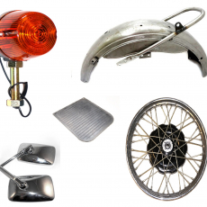 Элементы кузова, выхлопная система и т.д. мотоцикл Урал