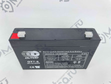 Аккумулятор герметичный 6В 7Aч OUTDO OT7-6 (аналог DT607)(151x35x94mm)(электромашинки)
