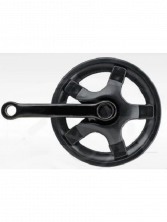 Шатун 20 40 зубов 152мм квадрат цвет черный правый