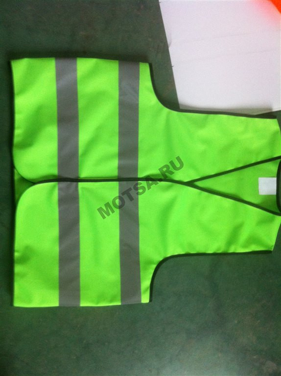 Жилет световозвращающий с липучкой XL