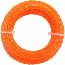 Леска триммерная (3,0*15м) TRIMMER LINE с картонной этикеткой (квадрат витой)