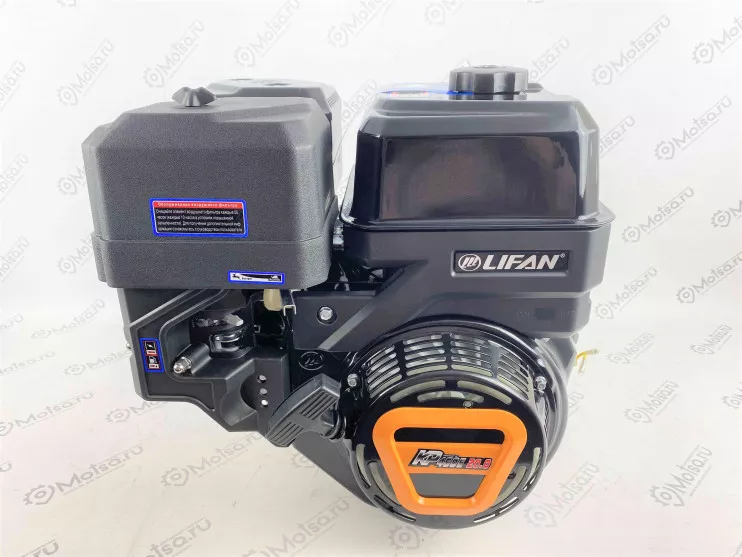 Двигатель Lifan 20 л.с. 192F-2T-D (KP460) с катушкой (вал 25 мм)