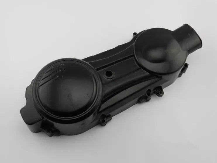 Крышка картера левая 4т 125, 150сс (152QMI, 157 QMJ) короткая, 430 мм, для колёс 10