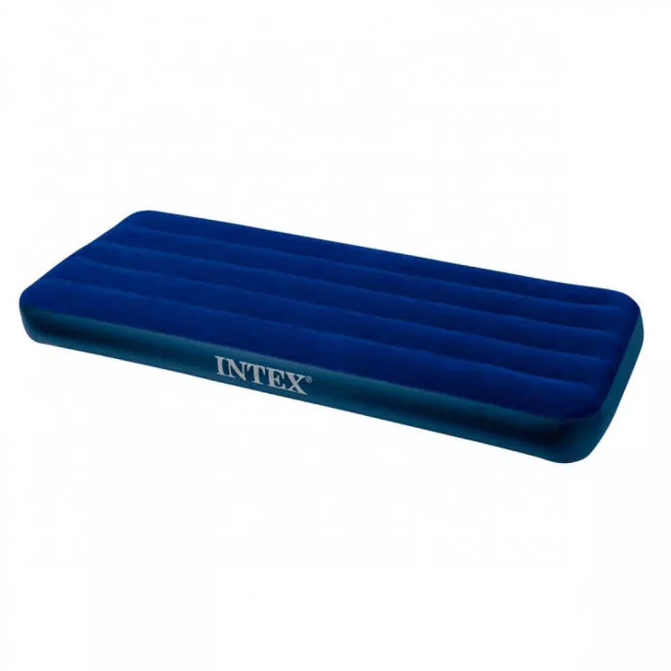 Матрас кемпинговый флок 76х193х22см intex