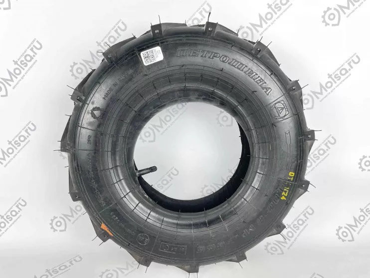 Покрышка (ПетроШина) Л-365 4,00-8 МБ Салют,вездеход Елочка (с камерой)