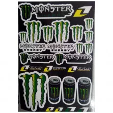 Наклейки monster energy industries 30x45