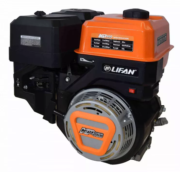Двигатель Lifan 20 л.с. 192F-2T KP460 с катушкой (вал 25 мм)