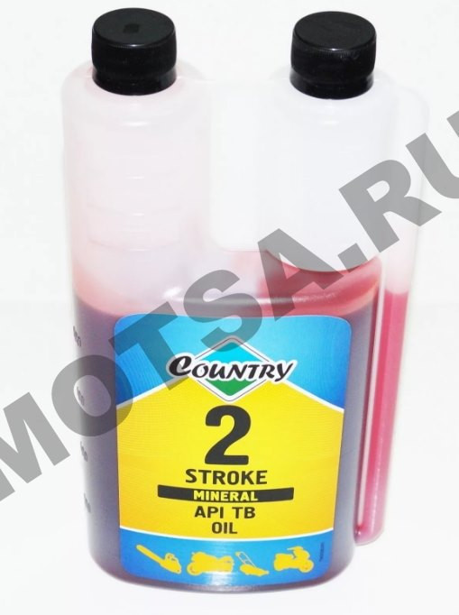 Масло 2T COUNTRY TB (1л) ST-508 МИНЕРАЛЬНОЕ с дозатором для бензопил,триммеров,культиваторов