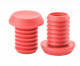 Заглушки ручек руля D19.8 мм XH-B017 красные