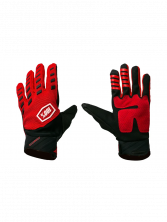 Перчатки мото 100 % Black-Red