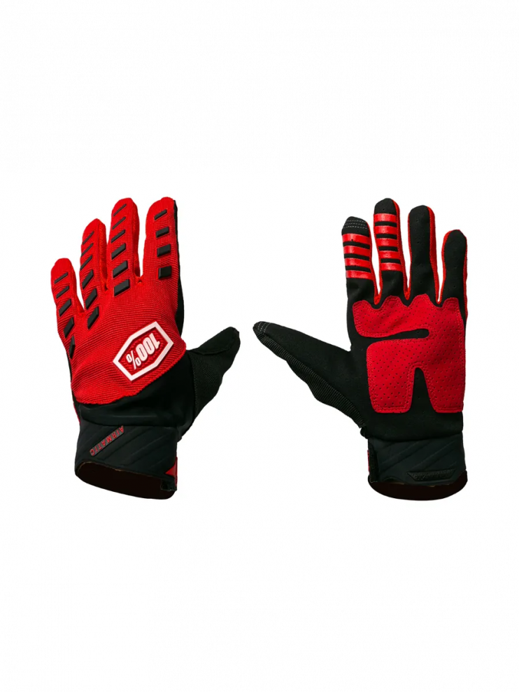 Перчатки мото 100 % Black-Red