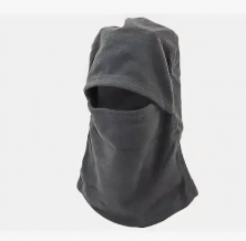 Подшлемник балаклава черный с защитой лица MY-01 полиэстер