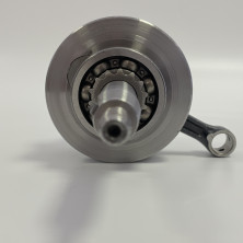 Коленвал Delta,Zodiak,Alpha (50/70 см3) в сборе с подш. и звездой ГРМ (ход поршня 41 мм,d щеки 87 мм)