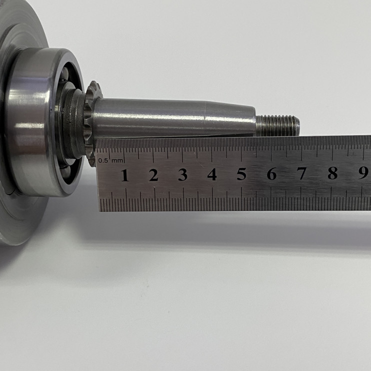 Коленвал Delta,Zodiak,Alpha (50/70 см3) в сборе с подш. и звездой ГРМ (ход поршня 41 мм,d щеки 87 мм)