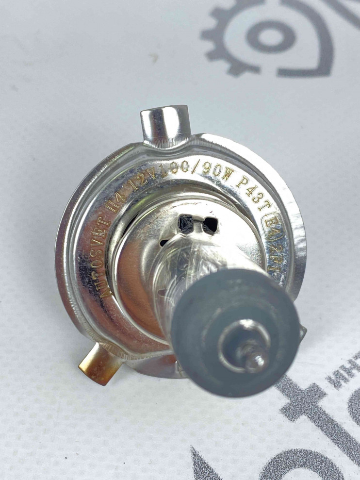 Лампа 12В 100-90Вт H4 фарная галоген P43t