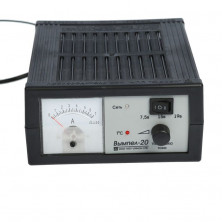 Зарядное устройство ВЫМПЕЛ-20 (6В/12В, зарядный ток 0,4-6А, 3-х режимный, стрелочный амперметр)