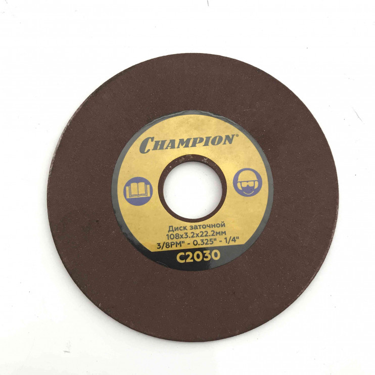 Круг для заточки цепи 108-3.2-22.2 champion С2030