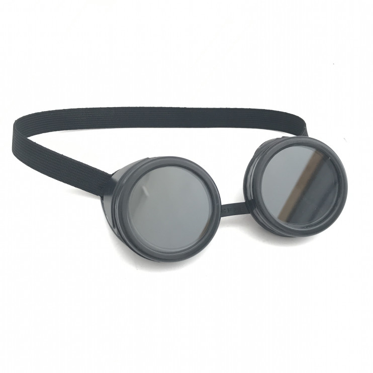 Очки газосварщика черные круглые 3Н-2