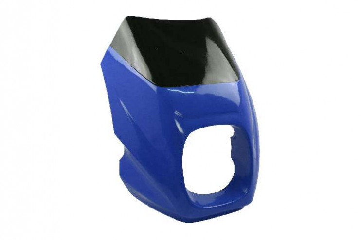 Обтекатель передний большой без стекла синий нового образца