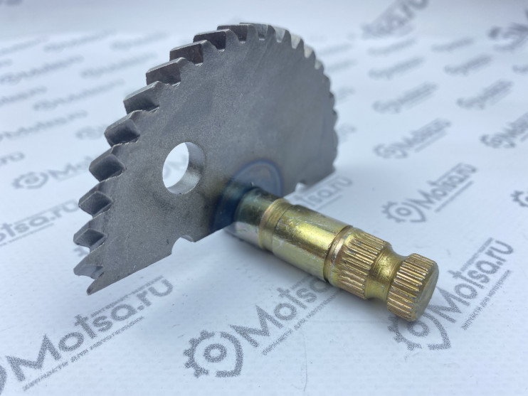 Вал кикстартера с сектором скутер Honda Tact 50