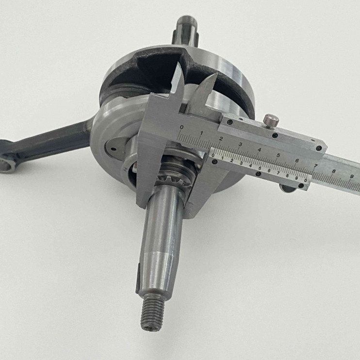 Коленвал Delta,Zodiak,Alpha (90-110 см3) в сборе с подш. и звездой ГРМ (ход поршня 50 мм,d щеки 89 мм)