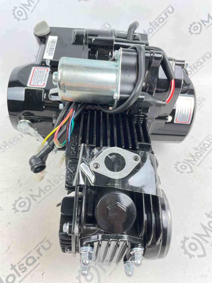 Двигатель 4х такт. 125 см3 (1P52FMI) Storm (черный)+коммутатор+стабилизатор (МЕХАНИКА)