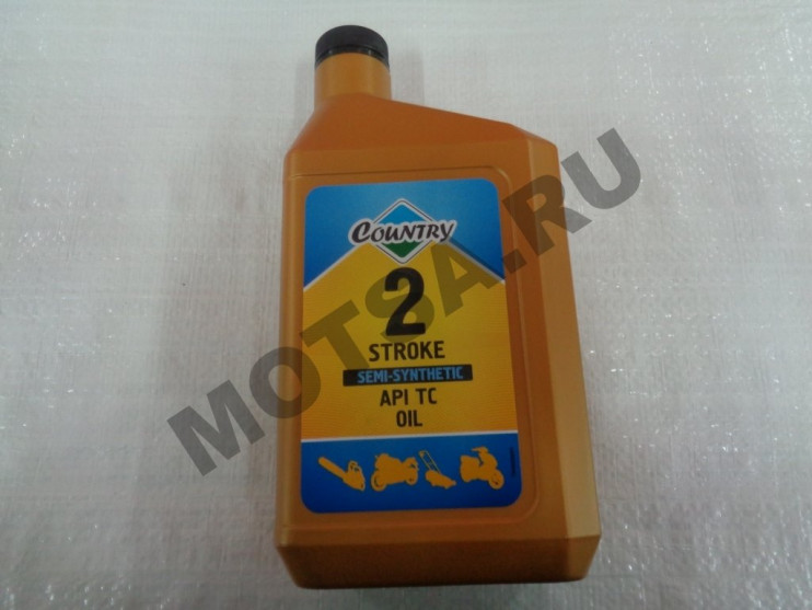 Масло 2T COUNTRY TС (1л) ST-502 ПОЛУСИНТ. для бензопил, триммеров, культиваторов и др.сад.техники