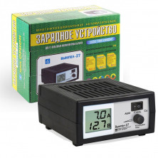 Зарядное устройство ВЫМПЕЛ-27 (автомат,0-7А, 14.1/14.8/16В, сегментный ЖК индикатор)