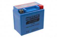 Аккумулятор 12В 5Ач HEMEN ENERGY CT1205 (UTX5L-BS(MF))(кислотный,герметичный) (обр.полярн) (113*70*107мм)