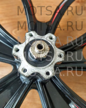 Обода 26 литые 10 лучей под кассету черные
