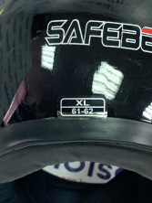 Шлем Safebet HF-101 чёрно-серо-желтый Q42 S-XXL интеграл