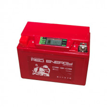Аккумулятор 12В 9Ач RED ENERGY DS1209 (YTX9-BS) С ДИСПЛЕЕМ (гелевый) (прямая полярн) (150*86*108мм)