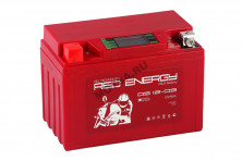 Аккумулятор 12В 9Ач RED ENERGY DS1209 (YTX9-BS) С ДИСПЛЕЕМ (гелевый) (прямая полярн) (150*86*108мм)