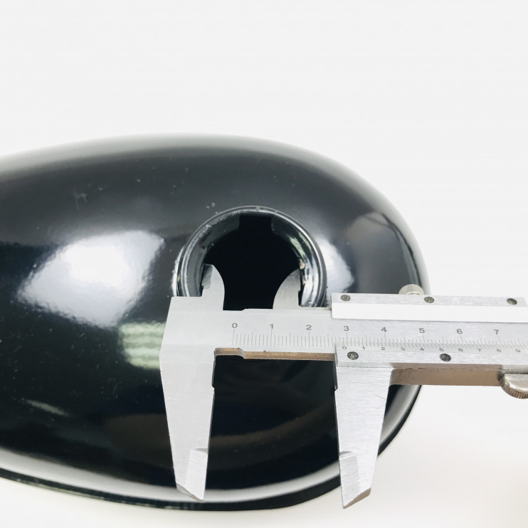 Бензобак веломотор F50-F80 2.5 л чёрный внутренняя резьба