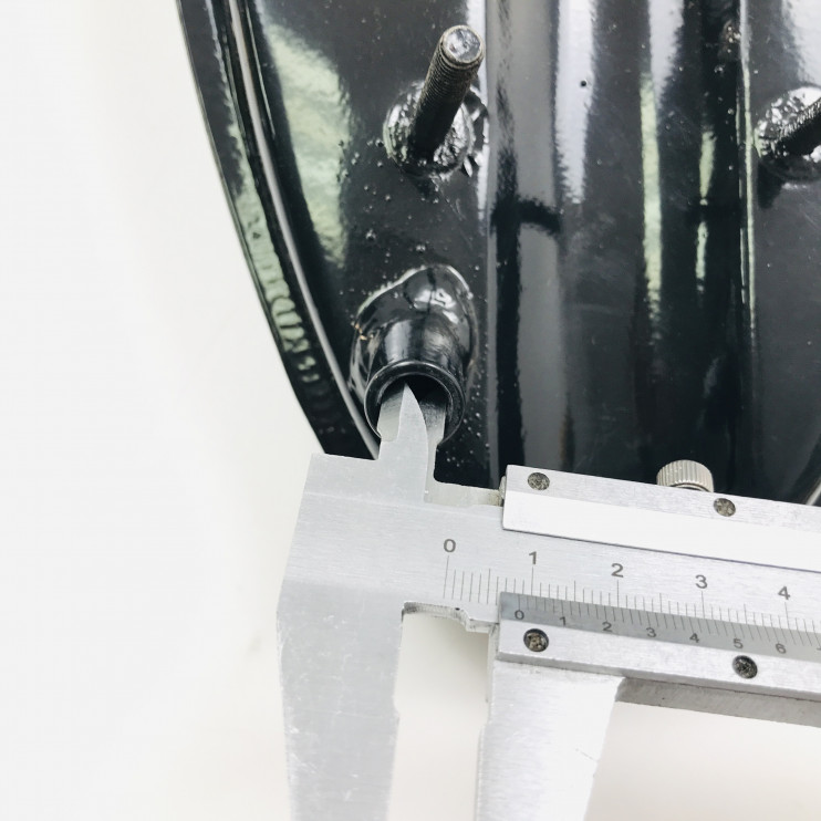 Бензобак веломотор F50-F80 2.5 л чёрный внутренняя резьба