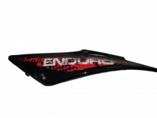 Облицовка боковая задняя левая нижняя черная Enduro-02 с наклейкой