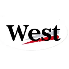 Наклейка West 9x17