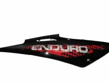Облицовка боковая задняя правая нижняя черная ENDURO-02 (с наклейкой)