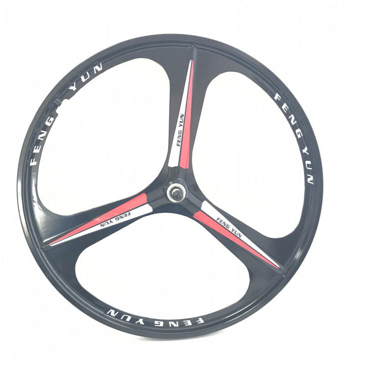 Обода 26 литые 3 луча под трещетку черные