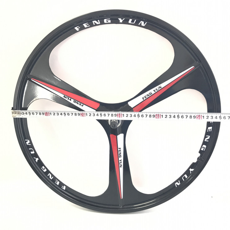 Обода 26 литые 3 луча под трещетку черные