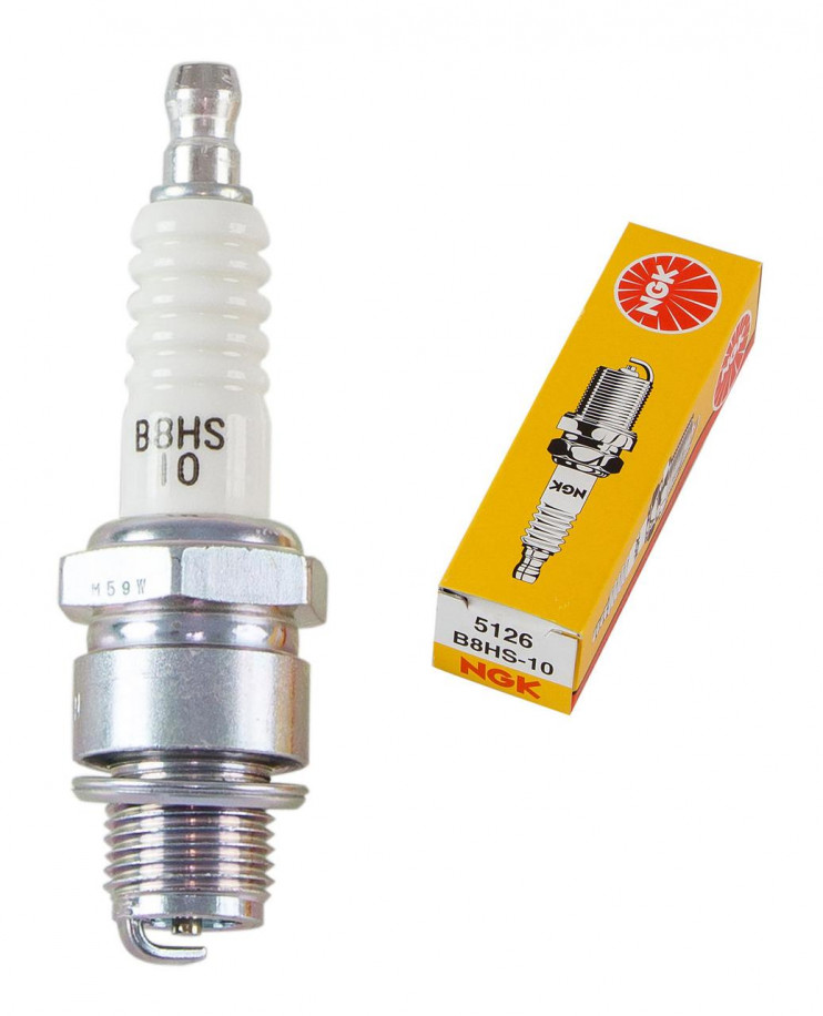 Свеча NGK B8HS-10 оригинальная (5126/7637) (лодочные моторы: Tohatsu 2T M50/70/90/120/140)