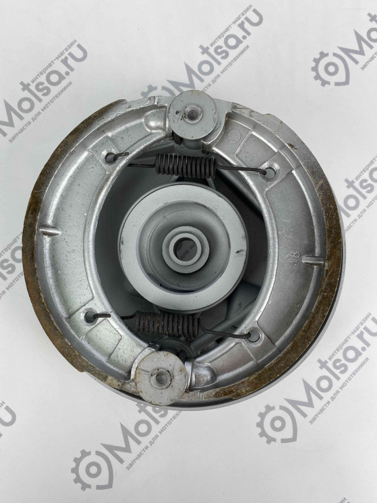 Барабан Иж переднего тормоза в сборе с колодками (реставрация)