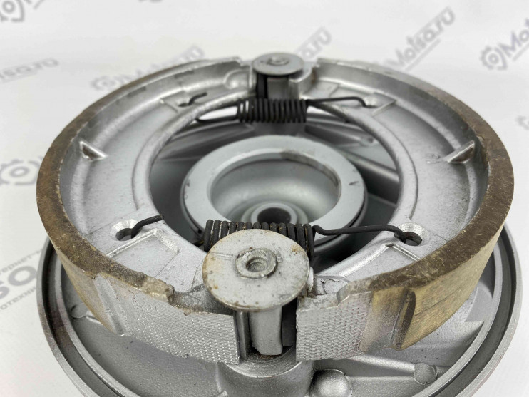 Барабан Иж переднего тормоза в сборе с колодками (реставрация)