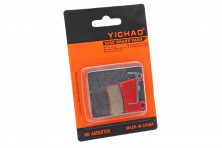 Колодки тормозные на дисковый тормоз YICHAO RB-D22 красные